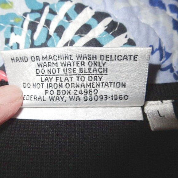 Vtg Christine Alexander Cardigan Sweater Vest Size L Rhinestones Knit Sleeveless - Picture 11 of 12